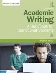 Academic Writing: A Handbook for International Students: Answer Key Included