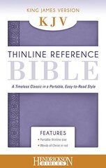 Holy Bible: KJV Lilac, Flexisoft Leather Thinline Reference Bible